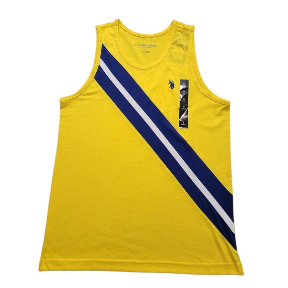 U.S Polo Assn. Men's Casual Tank Top Yellow Small - Picture 1 of 6